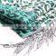 custom woven 100%acrylic shawl scarf