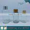 Boston round clear glass essential oil bottle