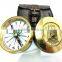 Nautical Brass Titanic Compass - Marine Gift With Leather Box 13530
