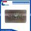 matte black cut out metal business card