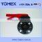 100% virgin material pvc butterfly valve