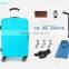 PC Material ISO9001 Certificate Suitcase International Traveller Factory Price 3pcs Aluminum Luggage