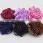 crochet hair snood bun cover hairnet satin hari cover with rhinestone