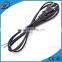 Extension power cord with flat plug socket