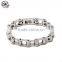 Dongguan Wholesale stainless steel silver 10mm Bicycle chain Personality Bracelet for men