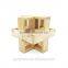2015 Hot Sale Wooden IQ Intelligent Puzzle Magic Puzzle Kongming Lock Brain Teaser Model Number GAD1085