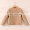 Winter quilted leather jackets for children
