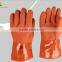 PVC on cotton jersey resistant-cold safety gloves
