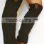 New Modern Cable Knitting Stretchy Acrylic Leg Warmer With Leather Straps