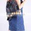 2015 MOST FASHIONAL PYRAMID FITTING BARREL-SHAPE PU BACKPACK