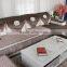 Rose appliqued embroidery sofa cover
