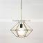 modern metal copper pendant lamp