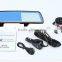 4.3" TFT LCD screen Dual Lens Car Rearview Mirror Car Video Recorder