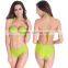 Hot Sexy Women's bikini fission pure color Swimwear Bathing Suit M L XL