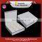 Trendy tea bag white storage box, custom logo tea box