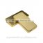 High Grade Luxury Rechargeable Metal USB Lighter, Golden and Silver USB Cigarette Lighter