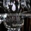 2016 New design black crystal made crystal glass candlestick