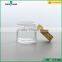 15ml cream glass jar with aluminum cap