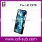 2d Sublimation Blank Phone Case for LG E975 PC+Metal Sheet heat transfer Phone Case for LG E975