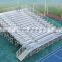 15 rows raised deluxe used aluminum bleachers for sale