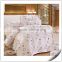 White Printed Simple Style Cotton Bedding Sets 4pcs Hotel Duvet Cover Set