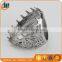 Factory cheap customized big stone rings designs wholesale