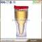 Plastic beer mug with freezer gel in double wall