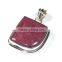 Rhodonite jewelry 925 sterling silver pendant Indian semi precious gemstone pendant