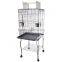 Large 20-Inches Open Play Top Parrot Bird Cage with Stand Wheel