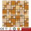 IMARK Mosaic Tile by Gold Foil Glass Mosaic Tiles, Spray Mosaic Tiles, Marble Mosaic Tiles Code IXGM8-001