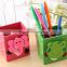Best promotion gifts DIY creative stationery kid Novelty handmade wooden cartoon animal Pen box Pencil Container pen holder