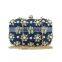 blue handmade box bag across the body fashion fethnic coin purse (C504)