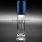 30ml flat round empty transparent glass spray pump perfume bottle