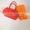 Fashion silicone ladies purse pocket for coins