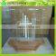 DDL-0003 Wholesale Crystal Clear Acrylic Church Pulpit With Wood Baset, Plexiglass Church Pulpit
