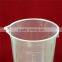 300ml High Transparency Plastic Beaker, disposable plastic measuring cup, pp beaker