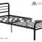 Modern design popular twin size single metal bed black color Metal Bed twin size black 31X78"