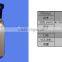 200ml empty shampoo HDPE bottle with the flip cap fashion lotion bottle