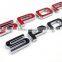 Wholesale sport chrome adhesive letters custom logo stickers