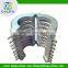 Two pieces cast aluminum heater duopu