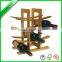 Adjustable Bamboo Single Bottle Wine Rack