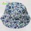 high quality 100%contton wholesale customize floral print design bucket hat