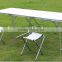 portable folding table and chair set Aluminum table outdoor folding table