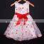 Cute Red Baby Girls Knitted Dress Summer Collection Baby Girls Knitted Dress