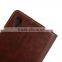 Simple style real leather flip case for Sony Z5 ,for Sony Z5 wallet book style phone case