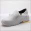 White genuine leather water resistant safety shoes in chennai S1p safety shoe sole dual density SA-6121