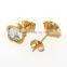 2015dubai gold plated jewelry earring models small 18k gold earring