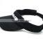 Black Sport Cotton Custom Sun Visor Cap