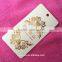 Printing Gold Color Logo Garment Hangtag
