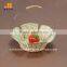 rattan and wire fruit basket